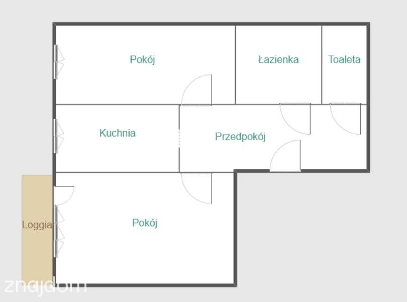 dwa niezależne pokoje, loggia, dostępne od zaraz - zdjęcie 11