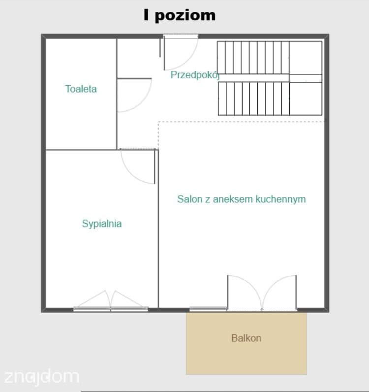 dwupoziomowy apartament w stanie deweloperskim - zdjęcie 10