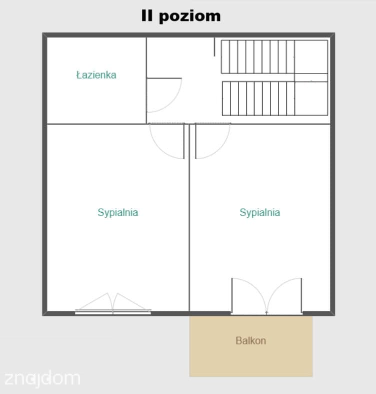 dwupoziomowy apartament w stanie deweloperskim - zdjęcie 19