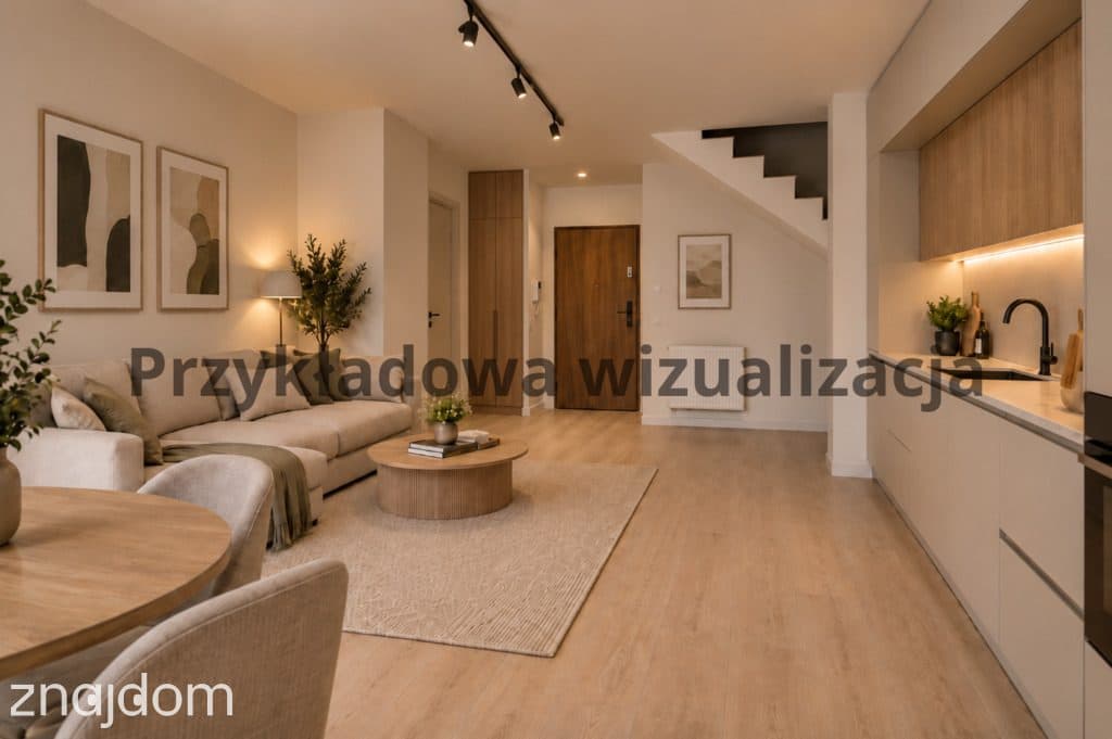 dwupoziomowy apartament w stanie deweloperskim - zdjęcie 3