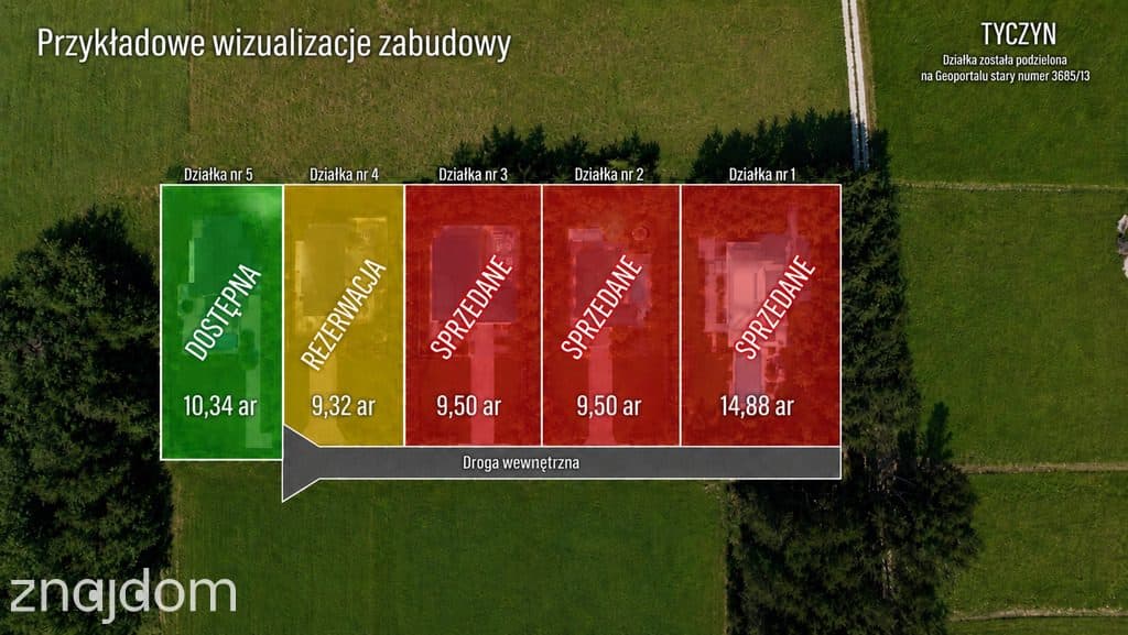 Działki budowlane z WZ Tyczyn – Potoki - zdjęcie 2