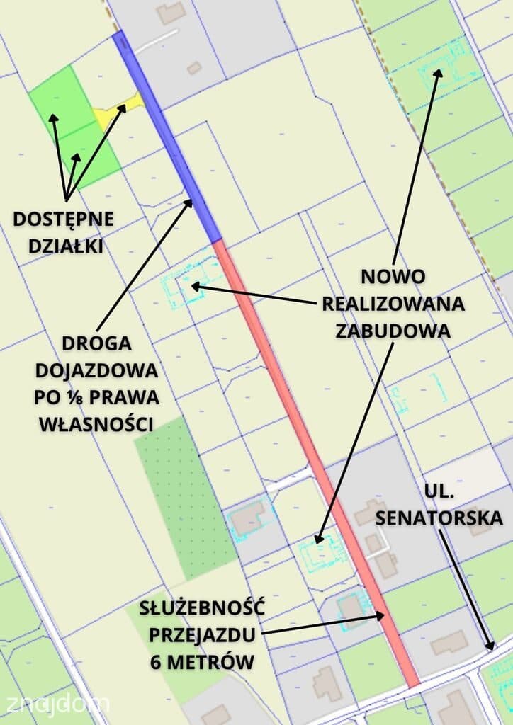 Działka 18,39a / WZ na 2 domy - Senatorska Rzeszów - zdjęcie 2