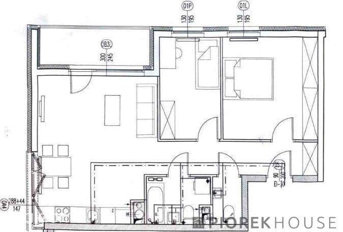 3-pokojowe mieszkanie na Bielanach - zdjęcie 17