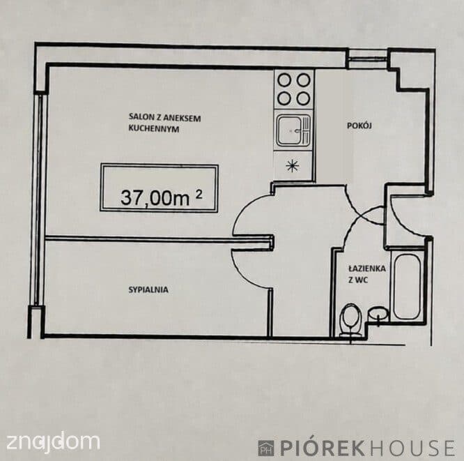 SUPER 3 pokoje na 37 m²| gotowe do wprowadzenia - zdjęcie 8