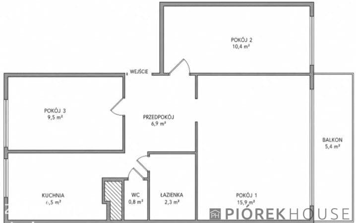 3-pokojowe mieszkanie na Ursynowie - zdjęcie 18