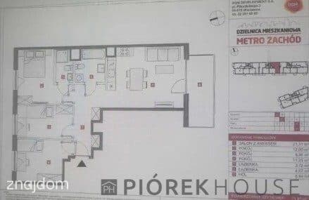 4-pokojowe mieszkanie na Bemowie