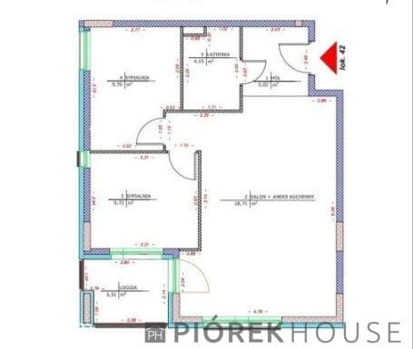 3-pokojowe mieszkanie na Wawrze - zdjęcie 3