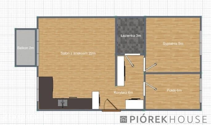 3-pokojowe mieszkanie na Ochocie - zdjęcie 11