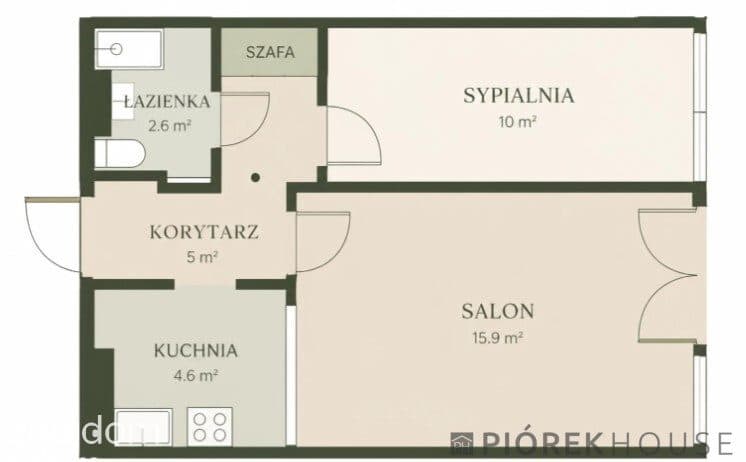 2-pokojowe mieszkanie w Śródmieściu - zdjęcie 11