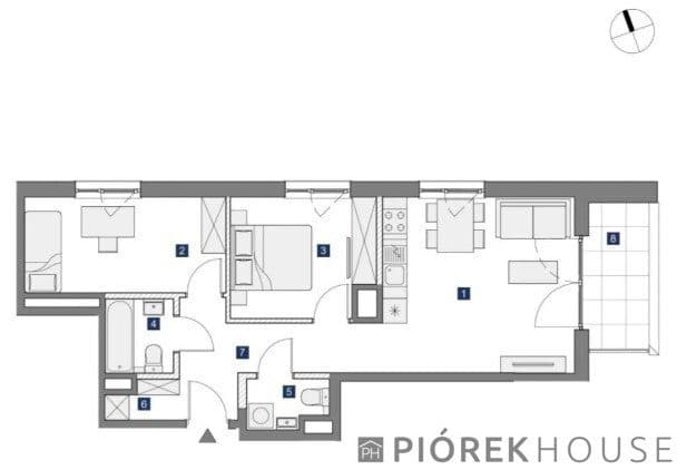 3-pokojowe mieszkanie na Ursynowie - zdjęcie 10