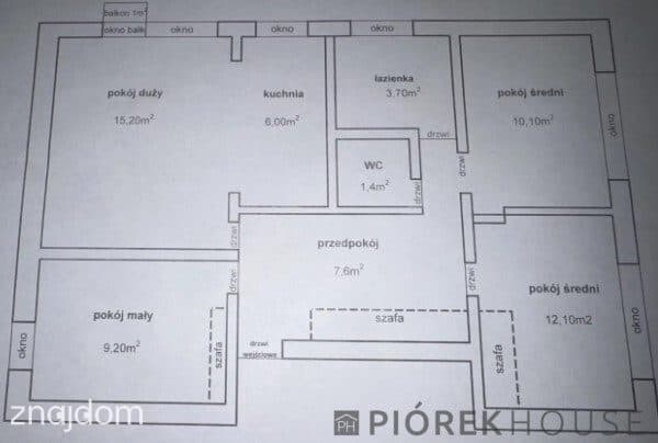 4-pokojowe mieszkanie na Bielanach - zdjęcie 14