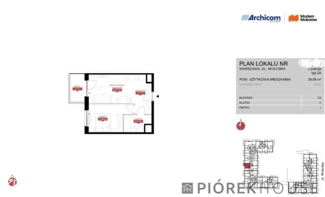 2-pokojowe mieszkanie na Mokotowie