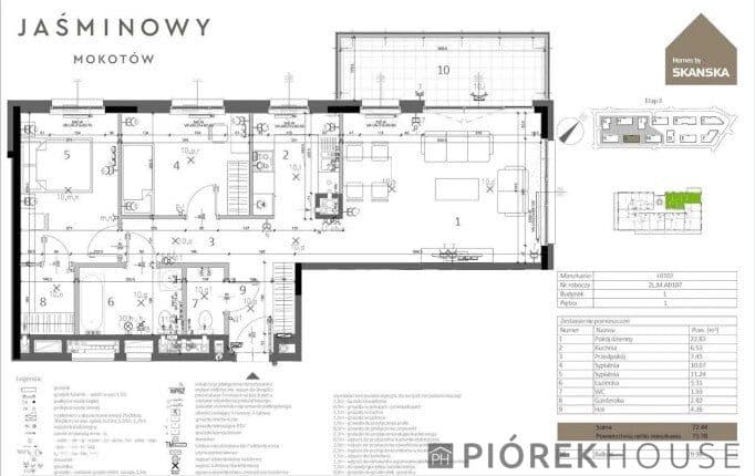 3-pokojowe mieszkanie na Mokotowie