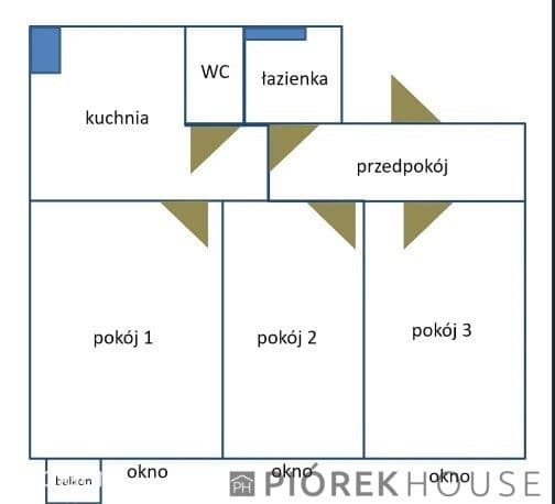 3-pokojowe mieszkanie na Ochocie - zdjęcie 20