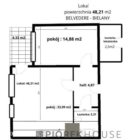 2-pokojowe mieszkanie na Bielanach - zdjęcie 14