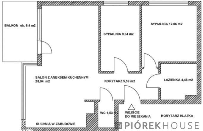 3-pokojowe mieszkanie w Markach - zdjęcie 12