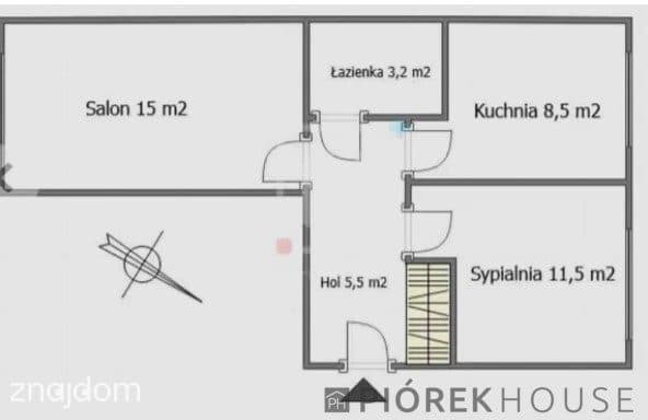 2-pokojowe mieszkanie na Pradze-Południe - zdjęcie 13