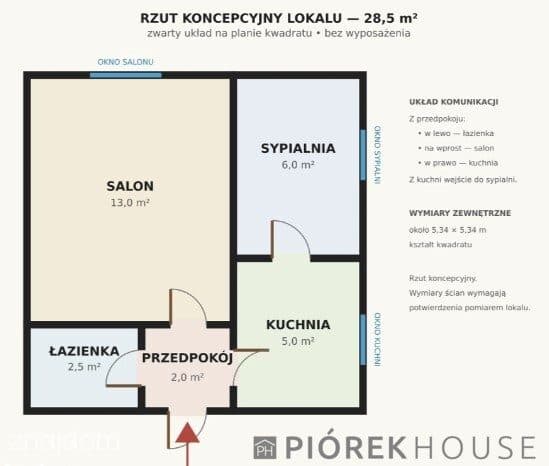 2-pokojowe mieszkanie w Śródmieściu - zdjęcie 14