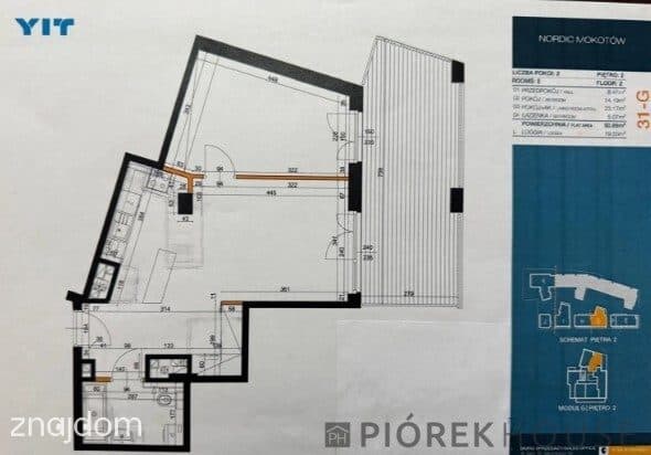 2-pokojowe mieszkanie na Mokotowie - zdjęcie 10