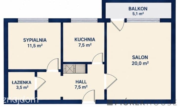 2-pokojowe mieszkanie w Wilanowie - zdjęcie 8