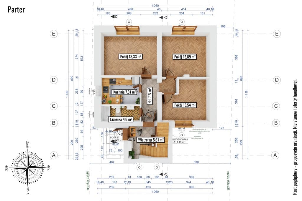 Dom 151 m² dwulokalowy w Kobyłce do wykończenia. - zdjęcie 11