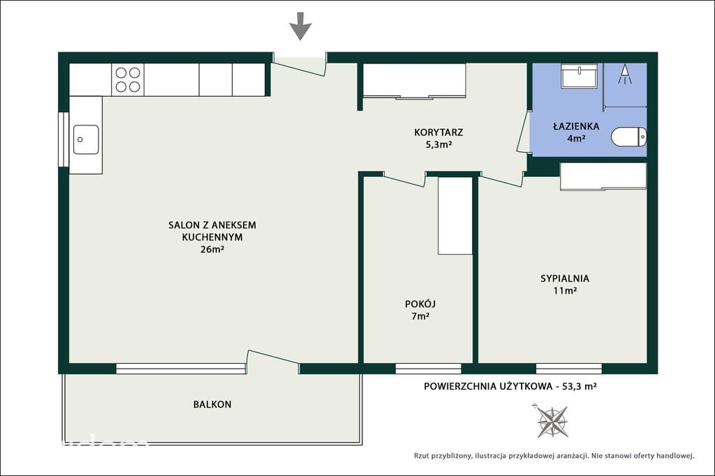 3 pokoje Targówek – balkon, piwnica, nowy prąd - zdjęcie 12