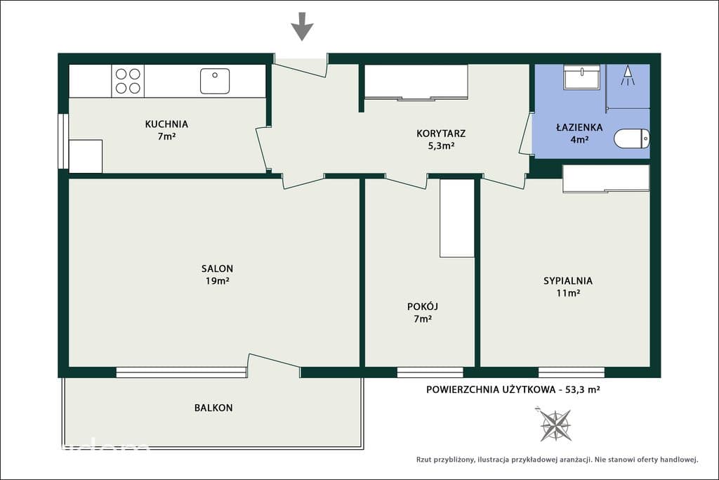 3 pokoje Targówek – balkon, piwnica, nowy prąd - zdjęcie 10