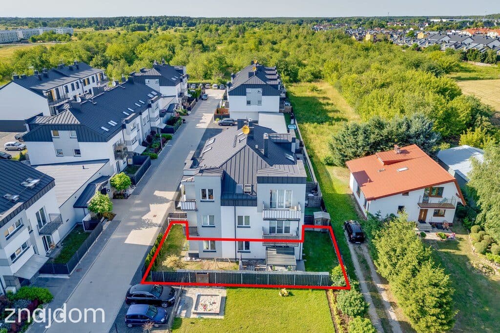 4 pok. 76m2, Ogród 140m2, Parking, Garaż - Marki