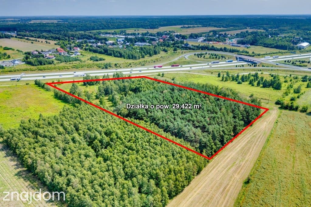 Działka usługowa przy samym zjeździe A1 - zdjęcie 14