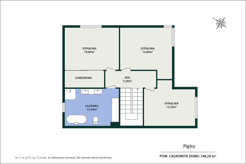 Dom z ogrodem i garażem | 148 m² | Wawer-Las - zdjęcie 13