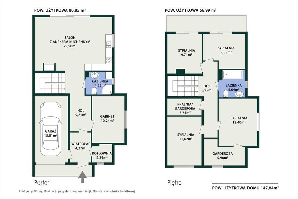 Cudny dom w stanie deweloperskim 147 m2 + 66 m2 poddasze gratis - zdjęcie 15