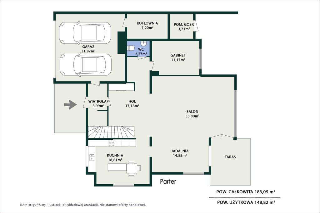 250 m² dom z zielonym ogrodem w Walendowie - zdjęcie 5