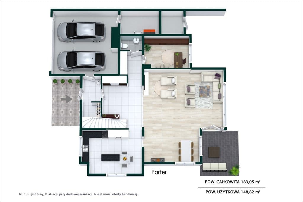 250 m² dom z zielonym ogrodem w Walendowie - zdjęcie 14