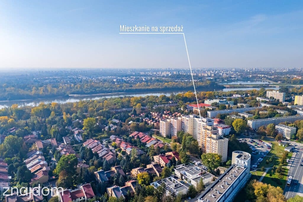 Saska Kępa 😊 do zamieszkania,  loggia z pięknym widokiem, parking - zdjęcie 11