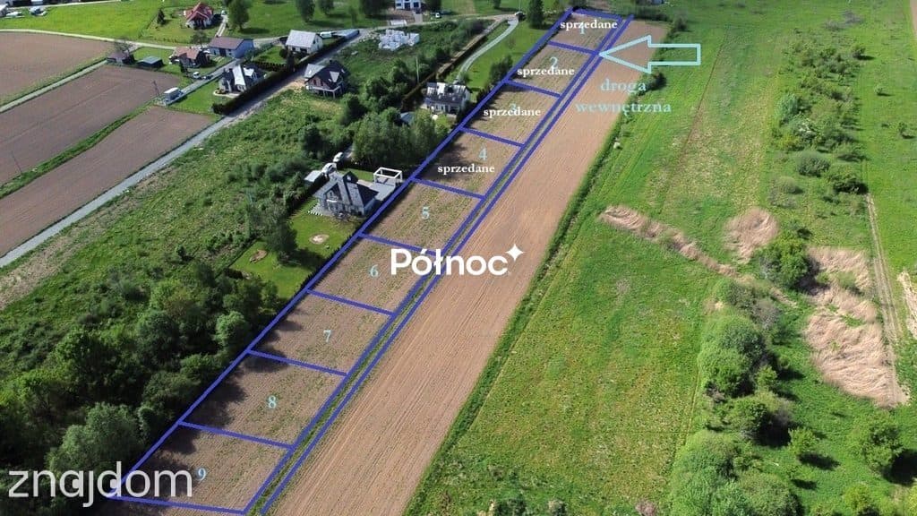Krzeczów Ul. Słoneczna działki budowlane