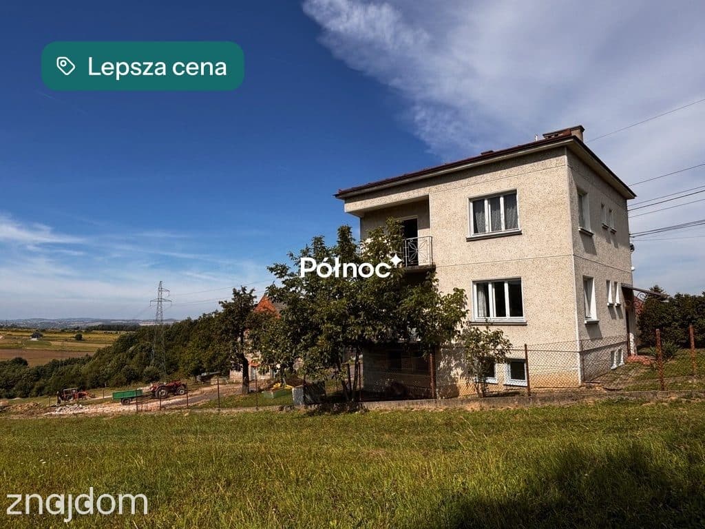 Łapczyca dom wolnostojący na widokowej działce