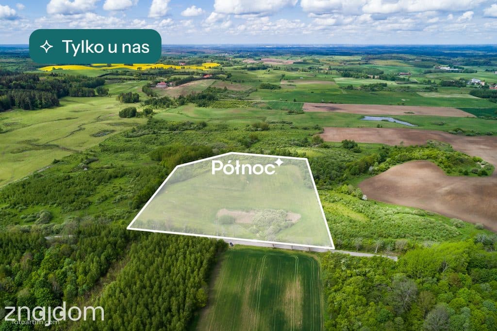 Działka rolna 3,32 HA