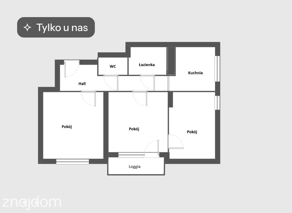 3 Pokoje Al. Stanów Zjednoczonych 56,28m2 ! RKM !