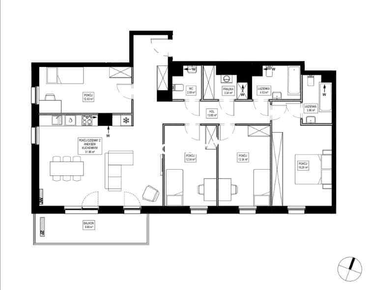 Apartament 5 pokoi, Bemowo - zdjęcie 2