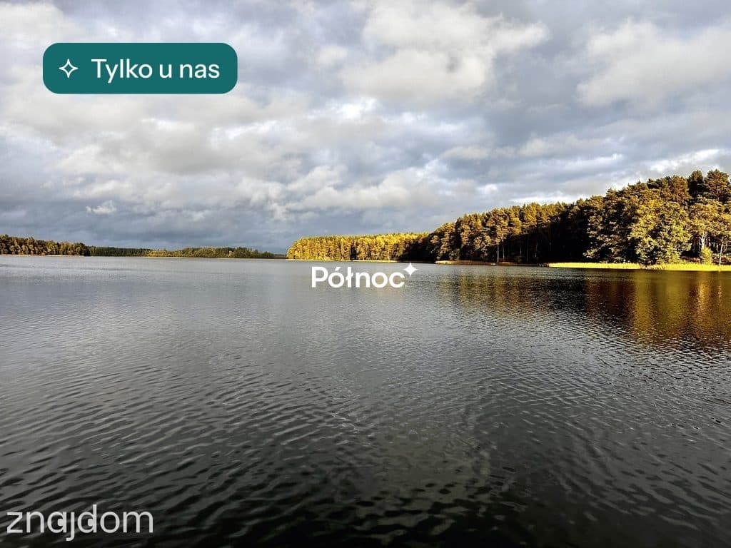 Działka budowlana nad jeziorem Juksty, Mrągowo