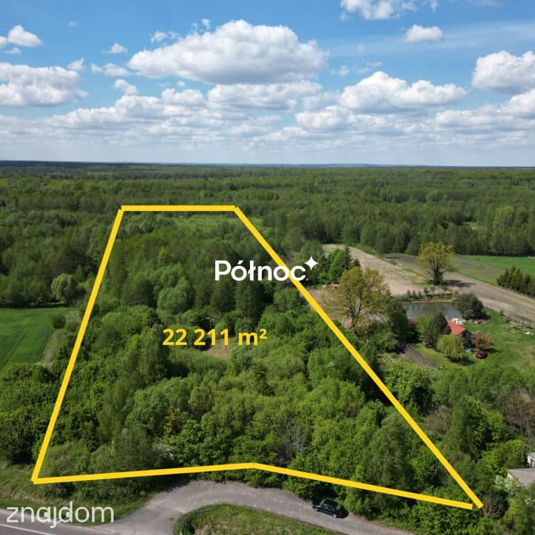 Atrakcyjna działka 22 211 m² – Ludwinów