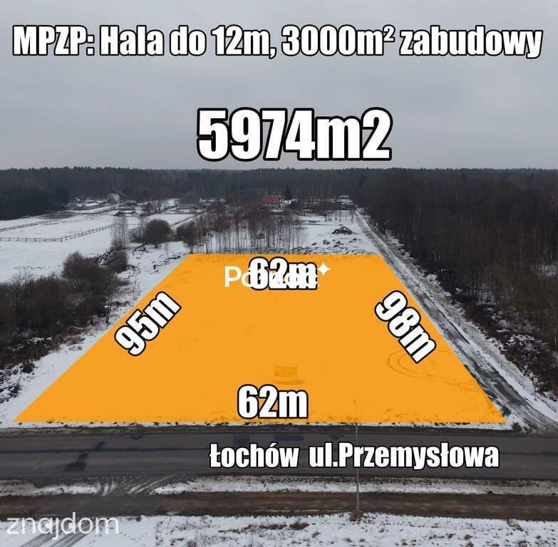 Działka inwestycyjna / przemysłowa Łochów - zdjęcie 2