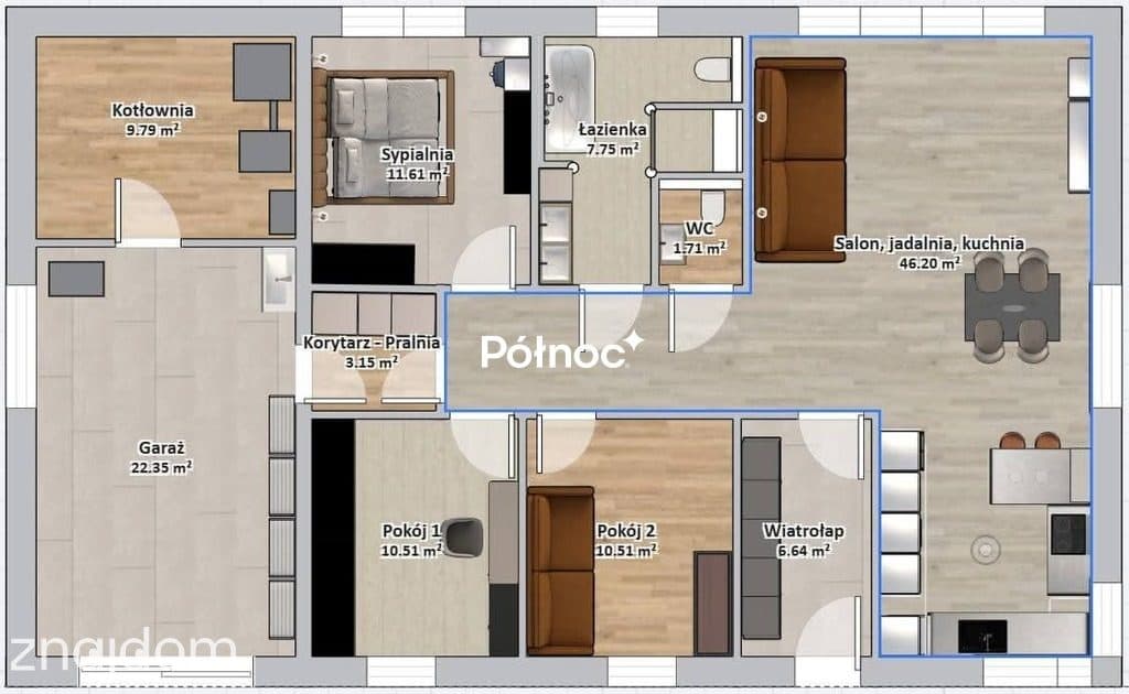 Dom parterowy 100 m²  z widokiem na góry - zdjęcie 16
