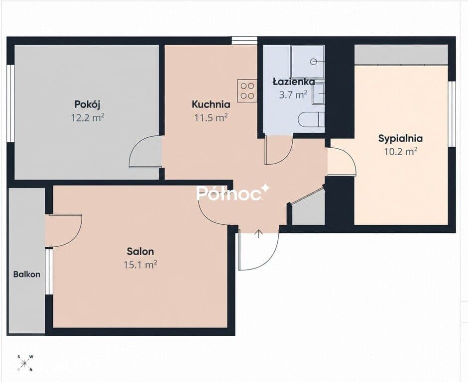3 pokoje | 57 m² | Balkon | 1 piętro | Wyszków - zdjęcie 11