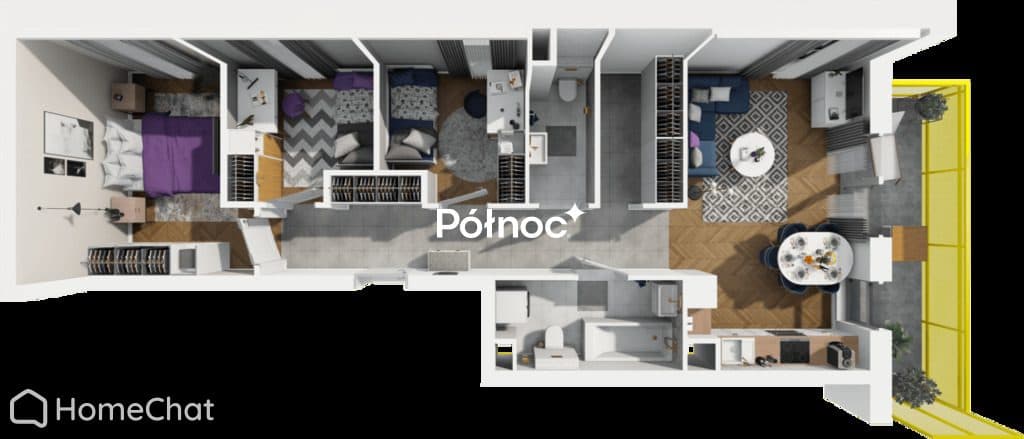 Ostatnie 4pokojowe mieszkanie w inwestycji!