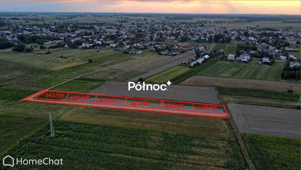 Działka rolno- budowlana, 1011 m2 Knyszyn