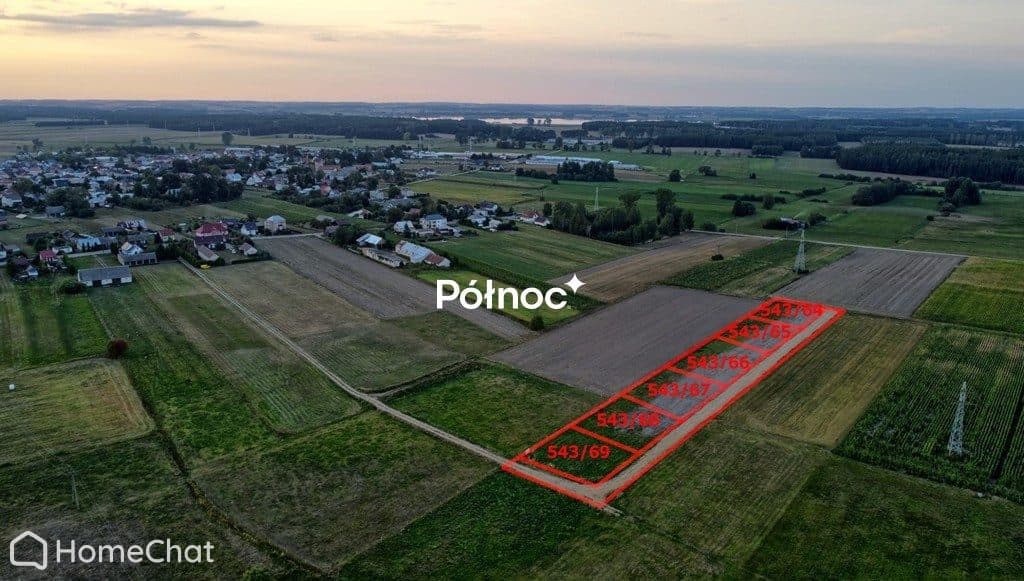 Działka rolno- budowlana, 1011 m2 Knyszyn