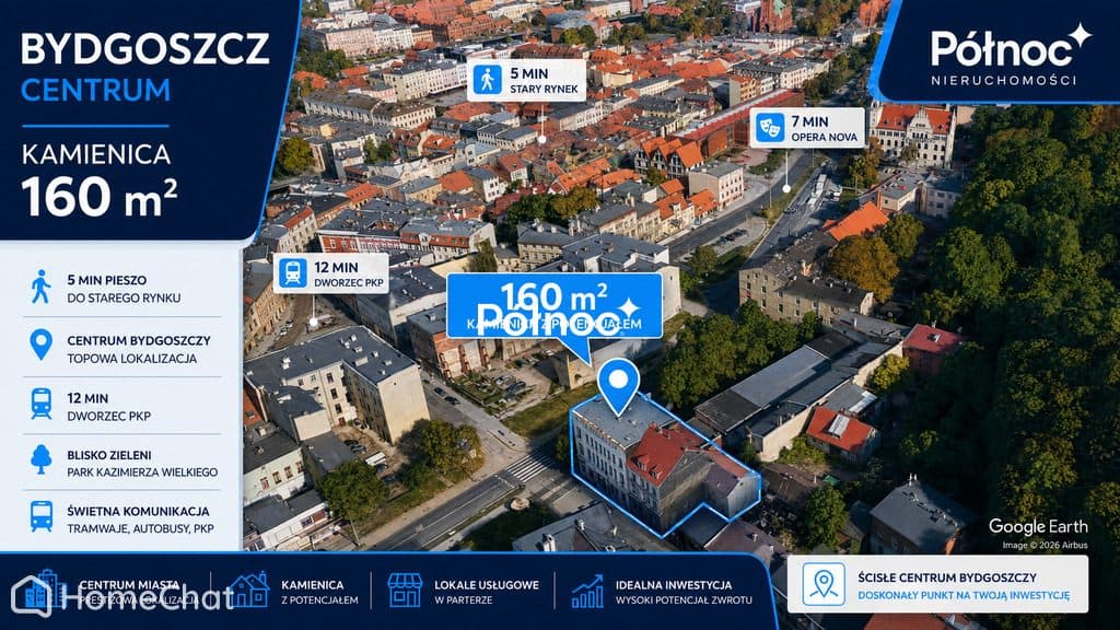 160 m² przy Starówce | Potencjał inwestycyjny