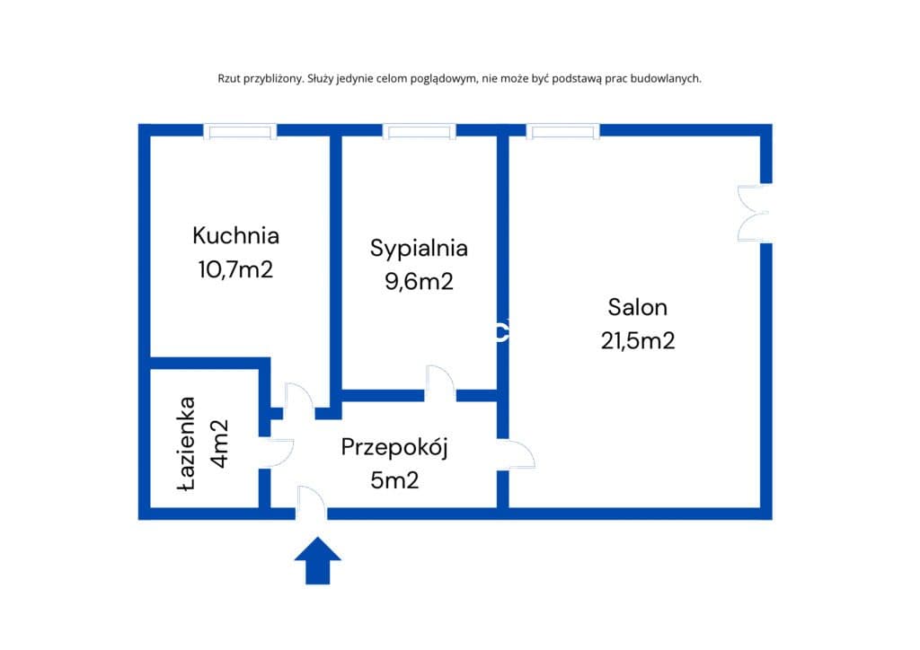 2 pokoje 50,8 m² po remoncie instalacji | Lubartów