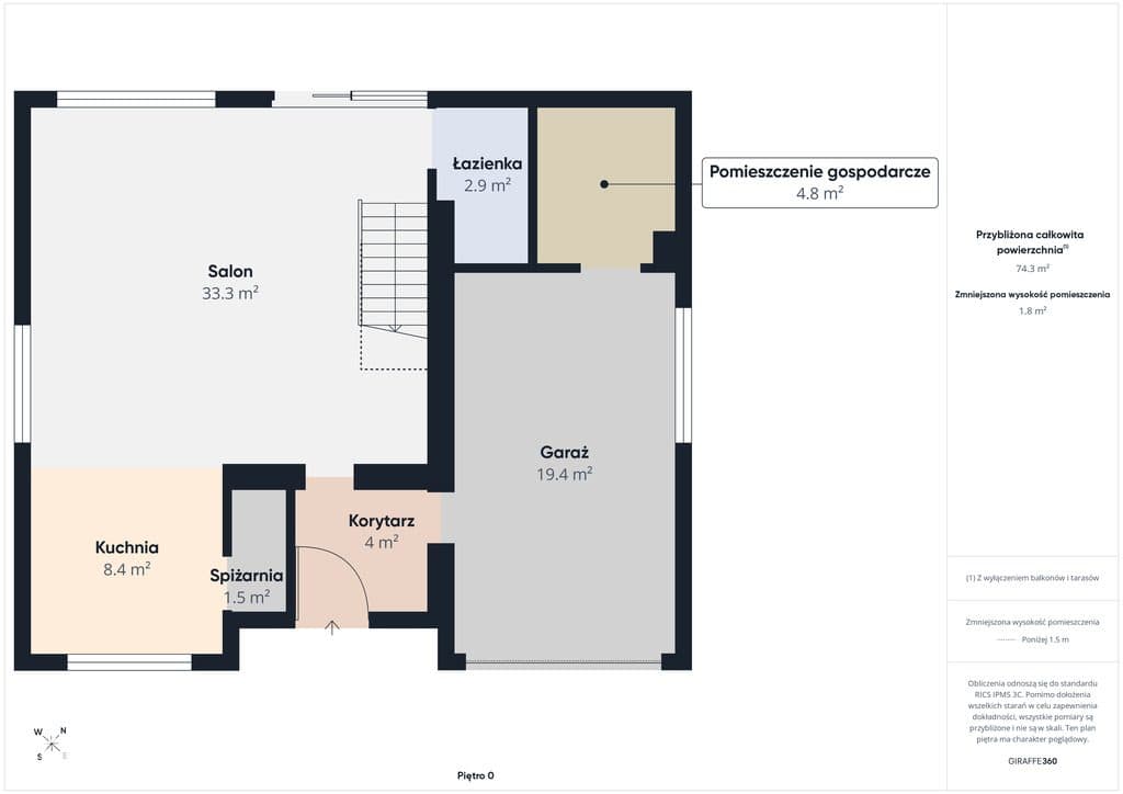 Nowy dom z garażem | 140 m² | 880 m² - zdjęcie 13